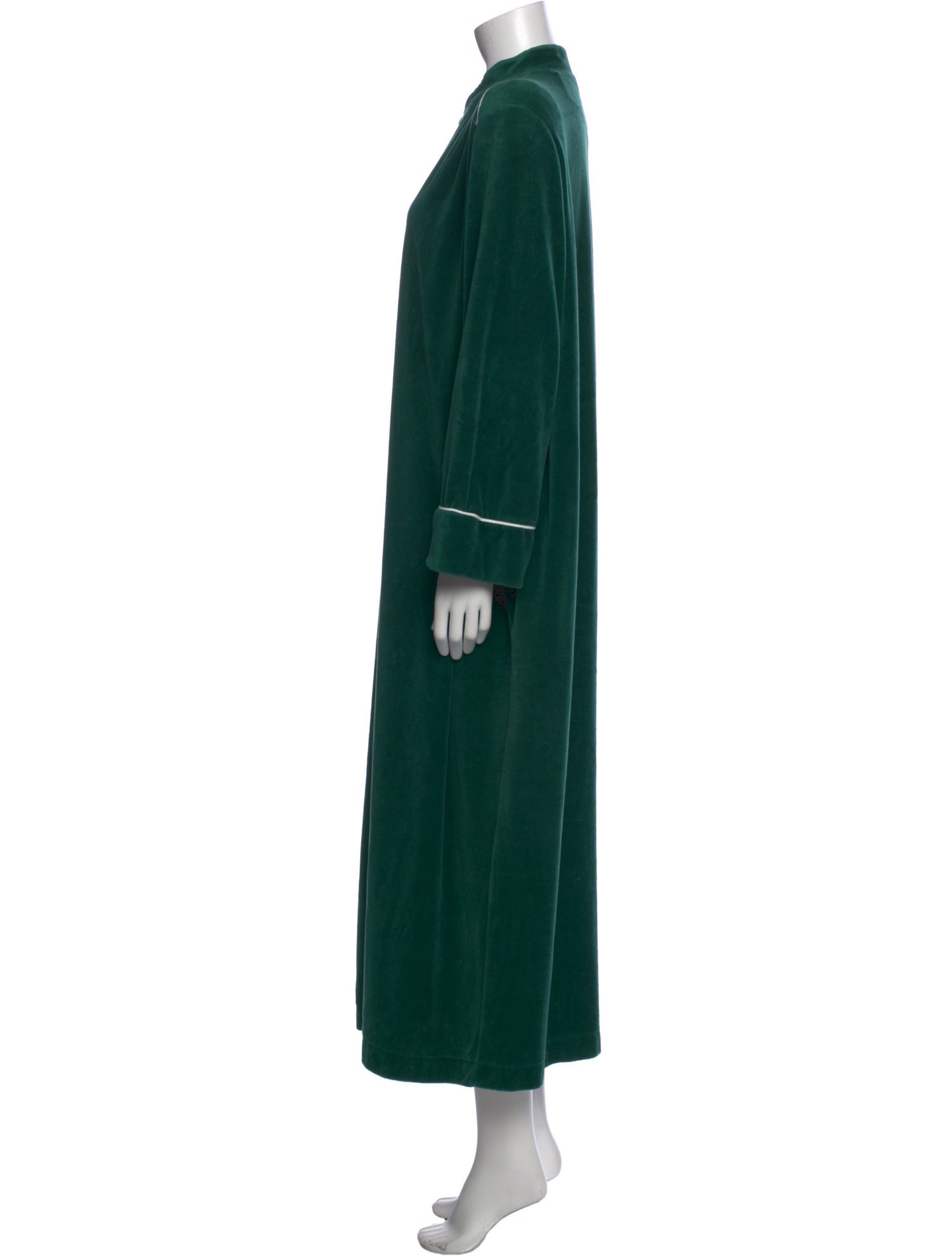 Christian Dior Vintage Embroidered Accent Robe