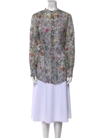 Christian Dior 2021 Floral Print Tunic
