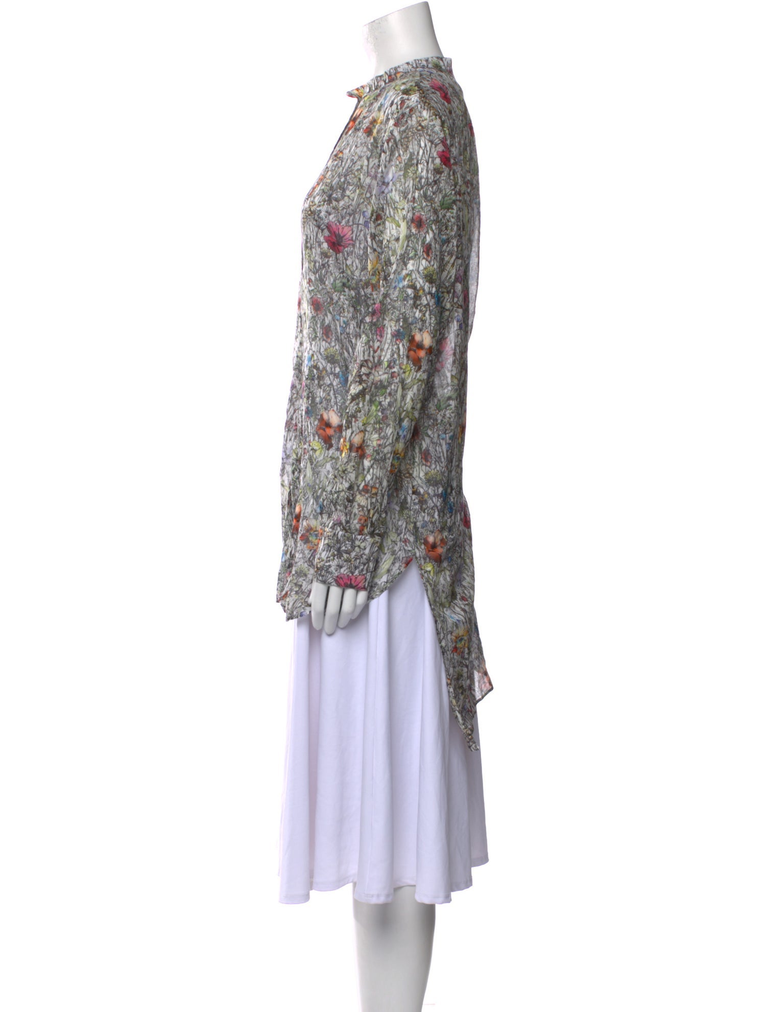 Christian Dior 2021 Floral Print Tunic
