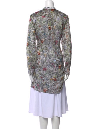 Christian Dior 2021 Floral Print Tunic