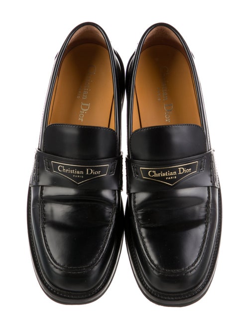 Christian Dior Leather Loafers