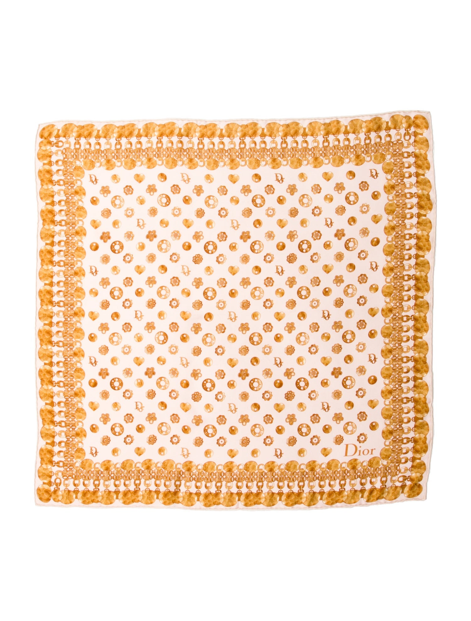 Christian Dior Silk Printed Scarf