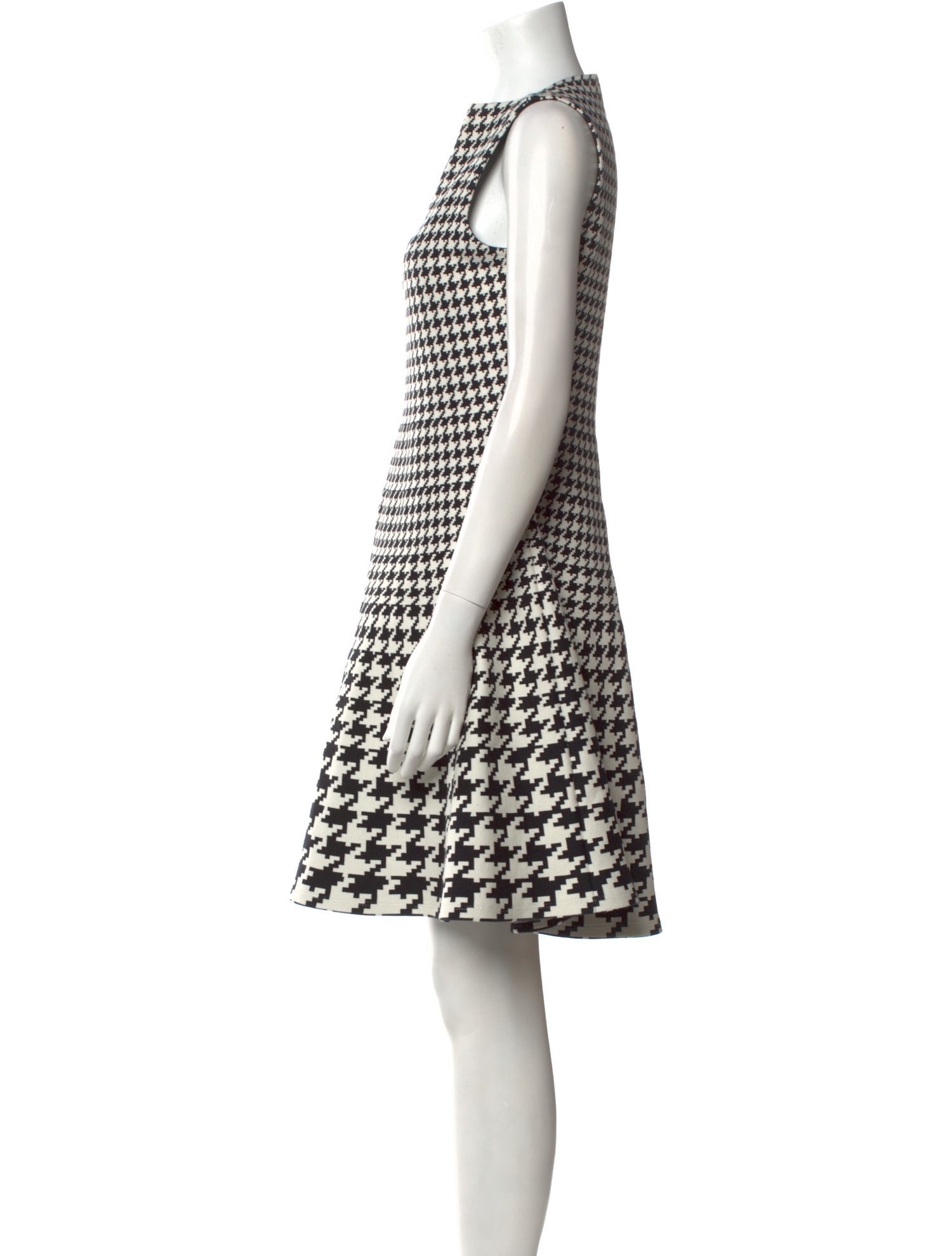 Christian Dior Houndstooth Print Mini Dress