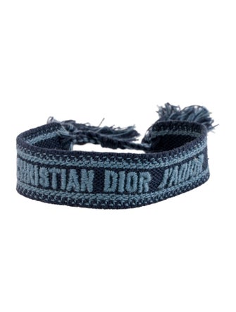 Christian Dior Cotton Thread Woven J'Adior Friendship Bangle Bracelet