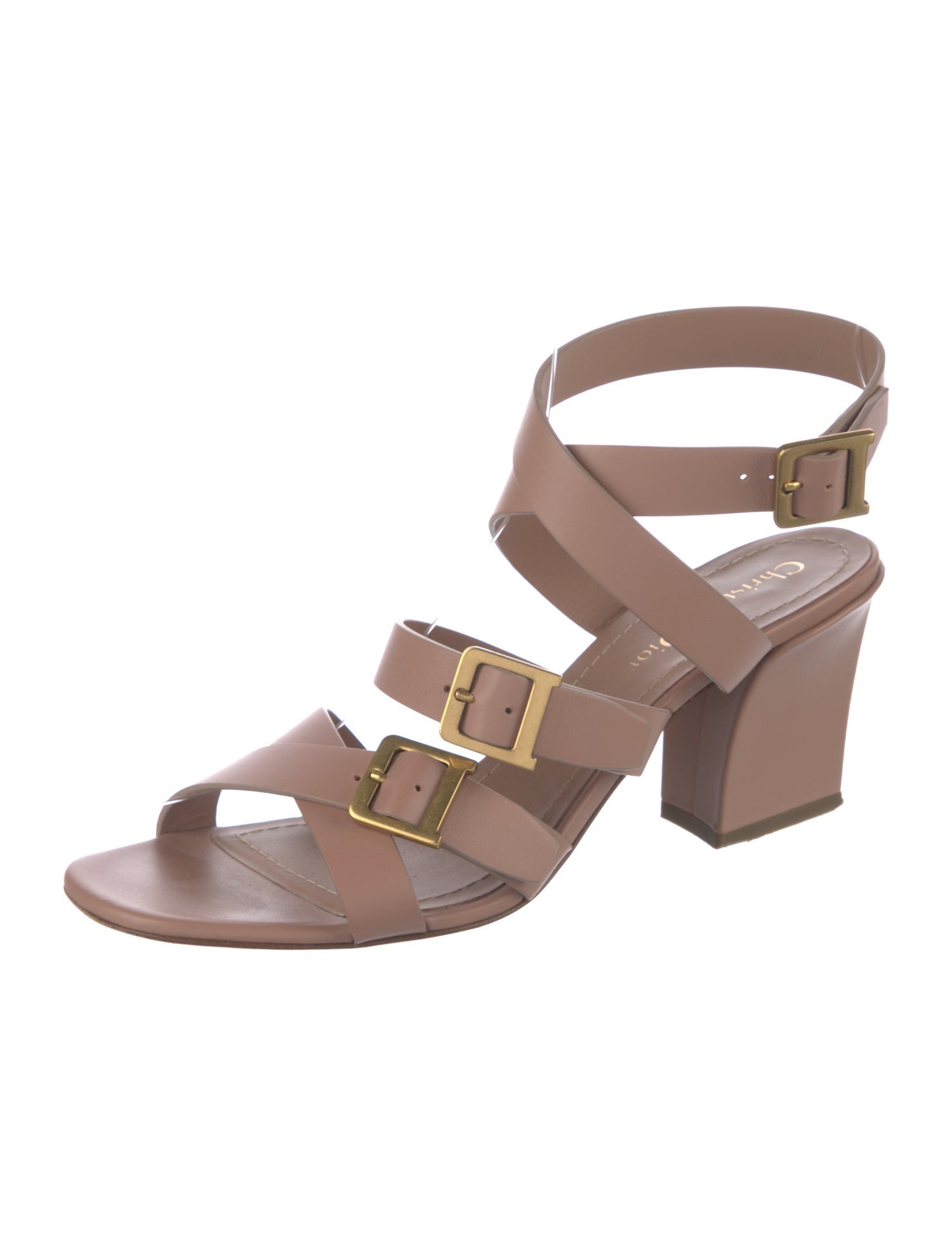 Christian Dior Leather Gladiator Sandals