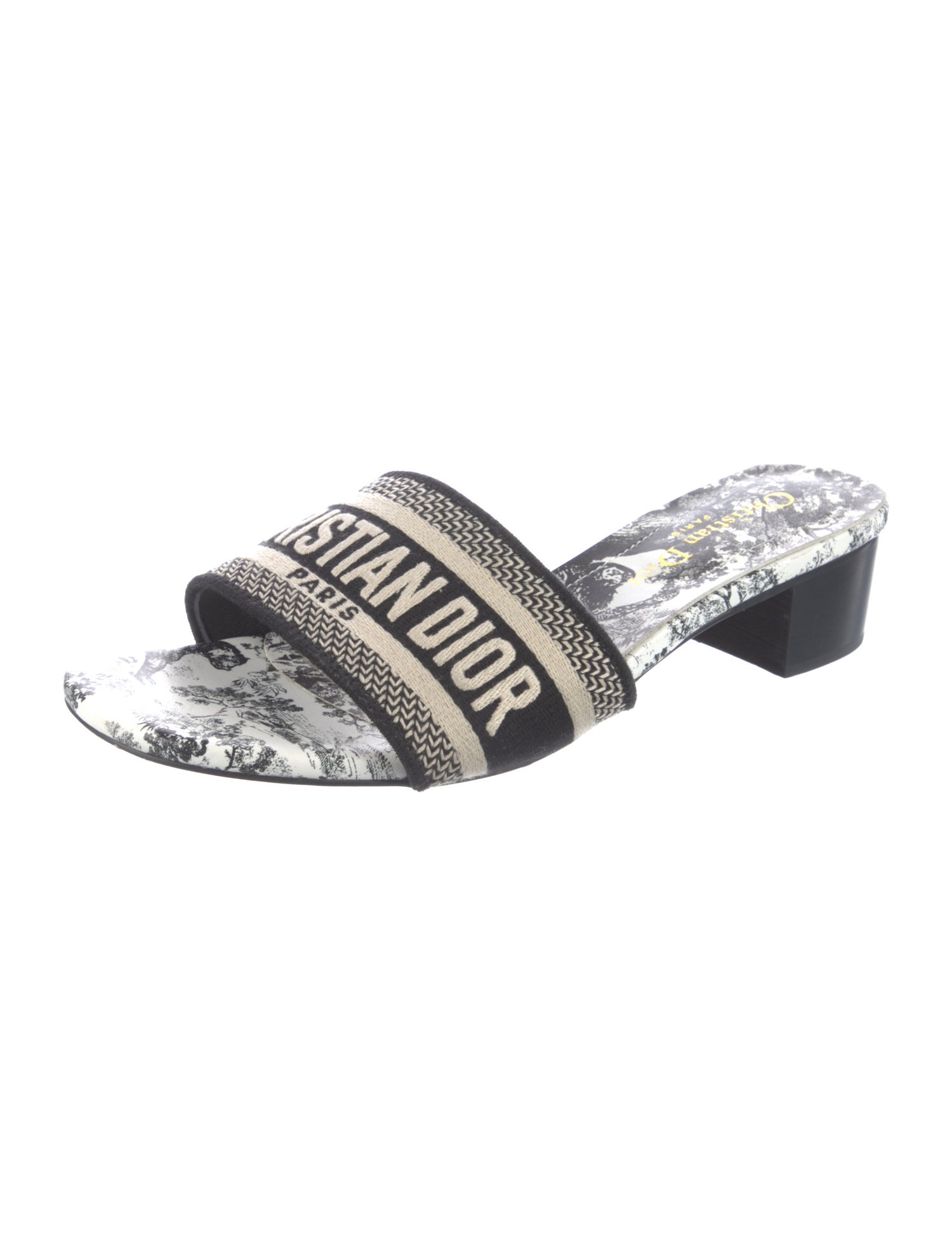 Christian Dior Printed Slides