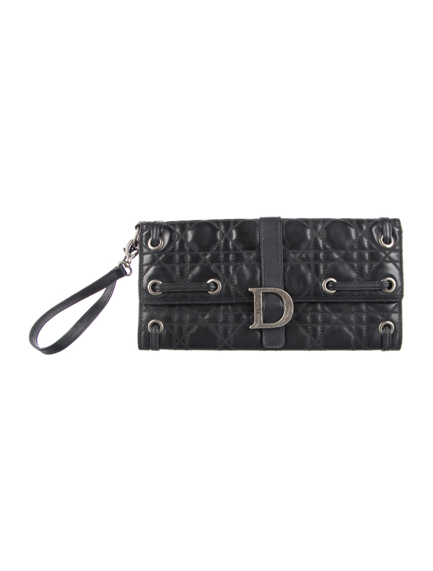 Christian Dior Cannage Clutch Vintage