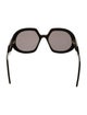 Christian Dior Oversize Tinted Sunglasses