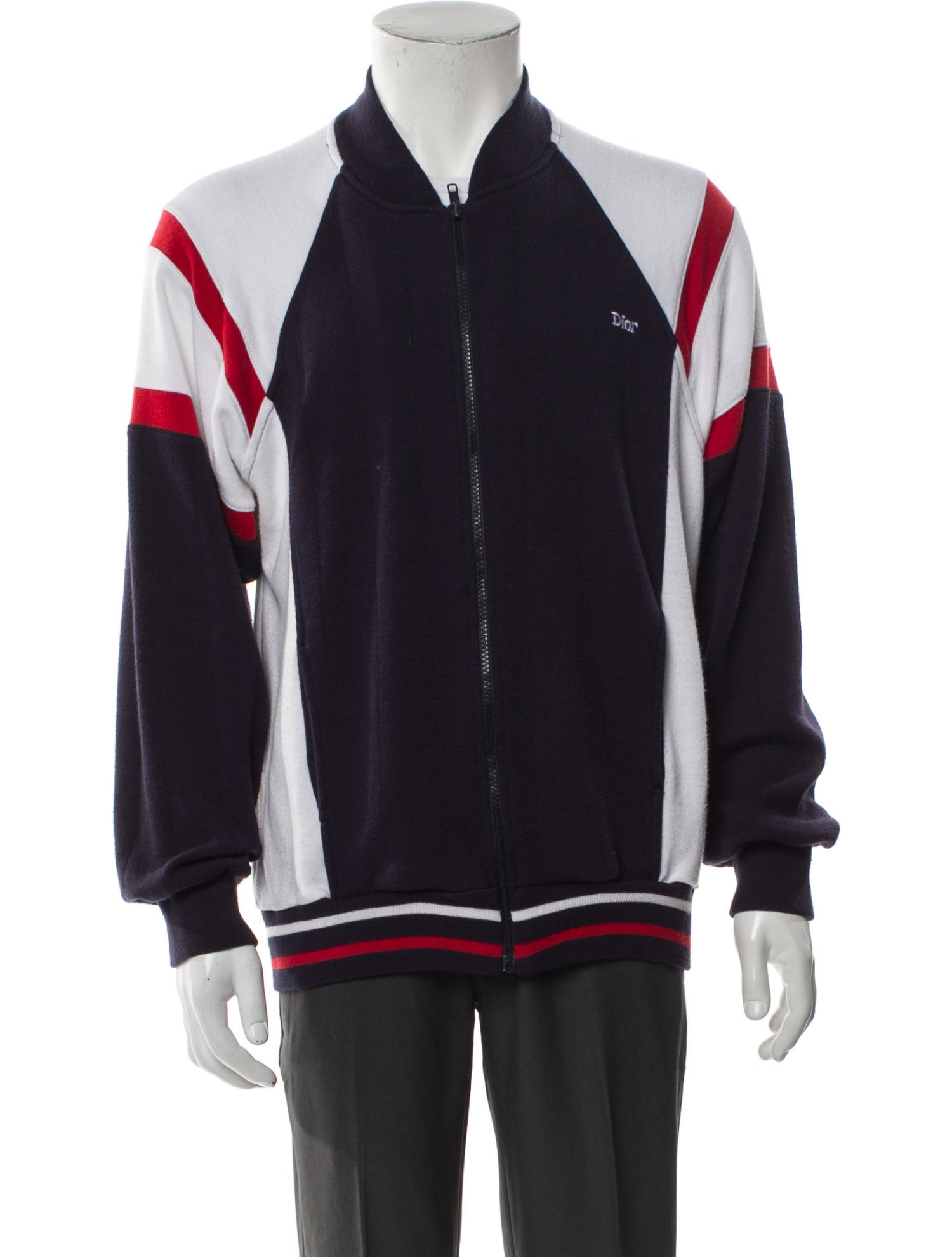 Christian Dior Monsieur Vintage Colorblock Pattern Jacket