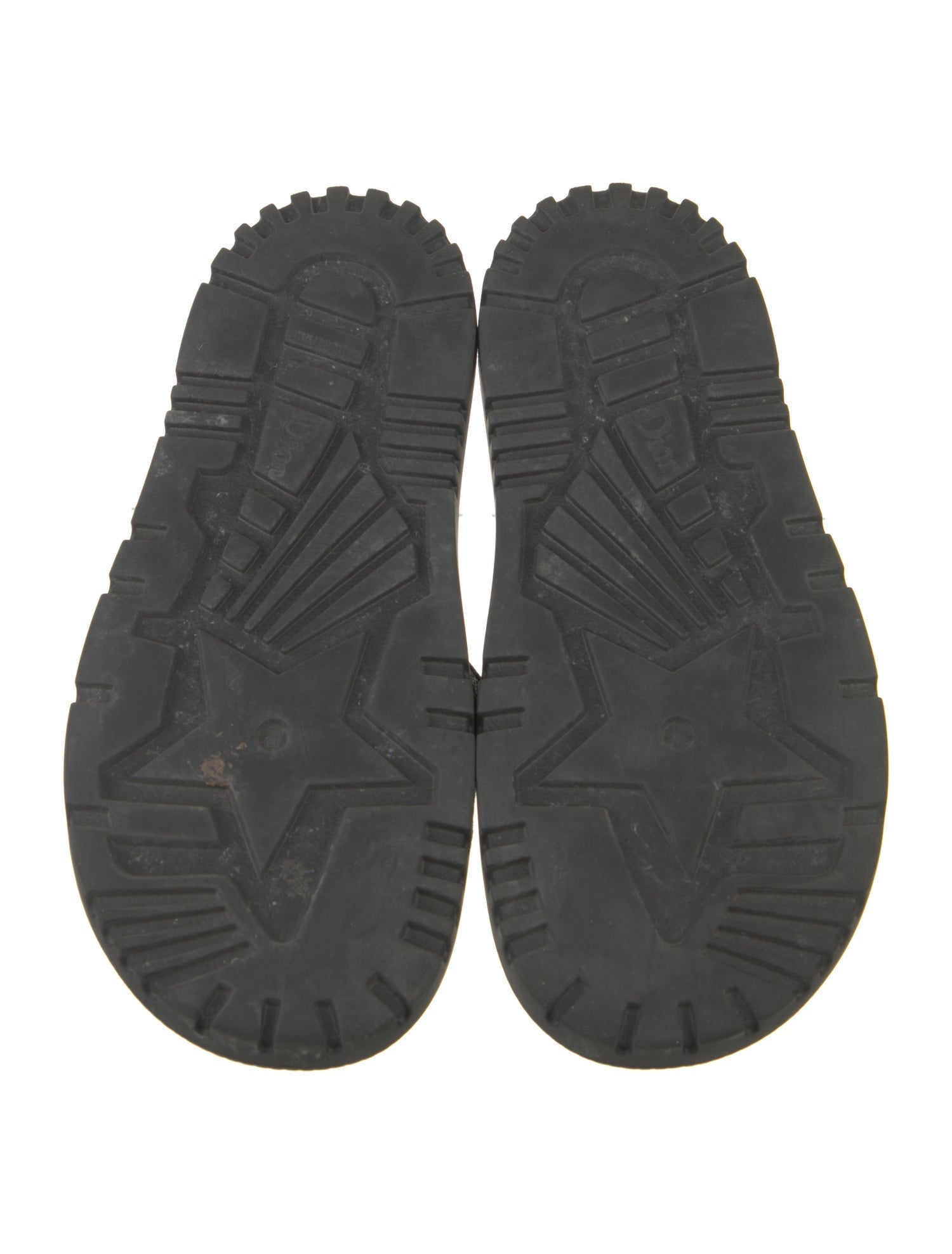 Christian Dior Canvas Printed Slides