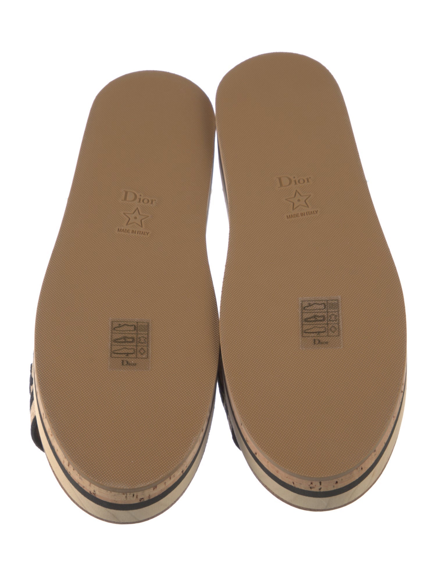 Christian Dior Printed Slides