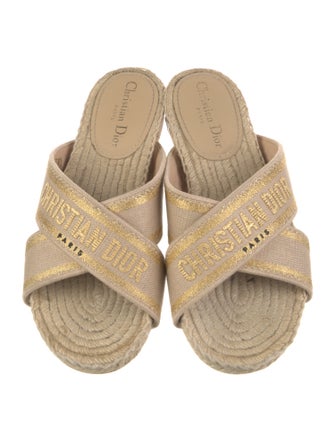 Christian Dior Canvas Printed Espadrilles