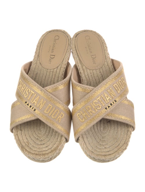 Christian Dior Canvas Printed Espadrilles