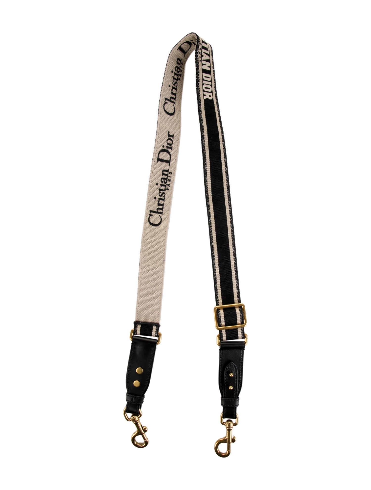 Christian Dior Blue Pattern Printed Canvas Adjustable Bag Strap