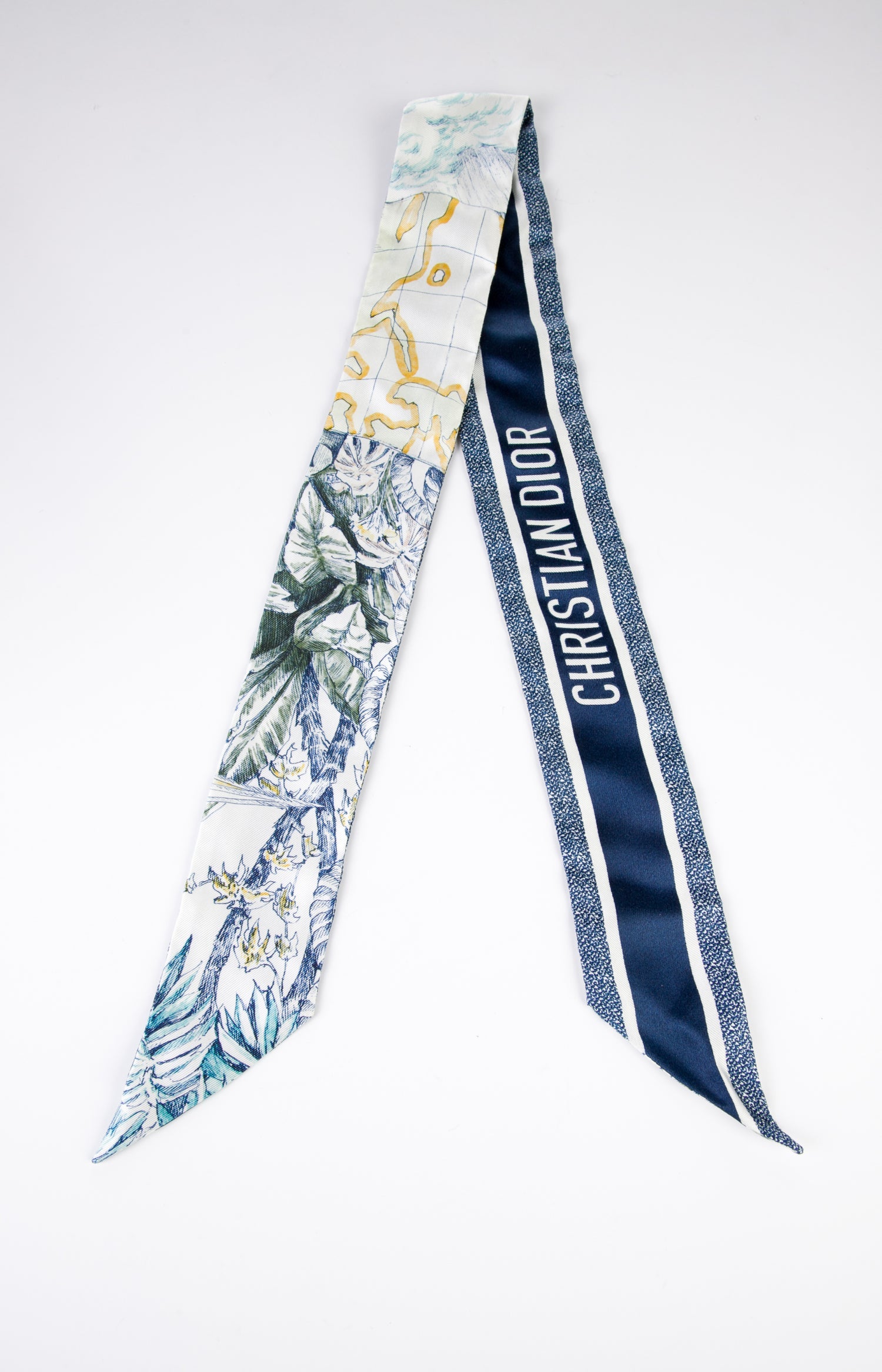 Christian Dior Silk Printed Bandeau