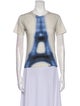 Christian Dior Tie-Dye Print Crew Neck T-Shirt