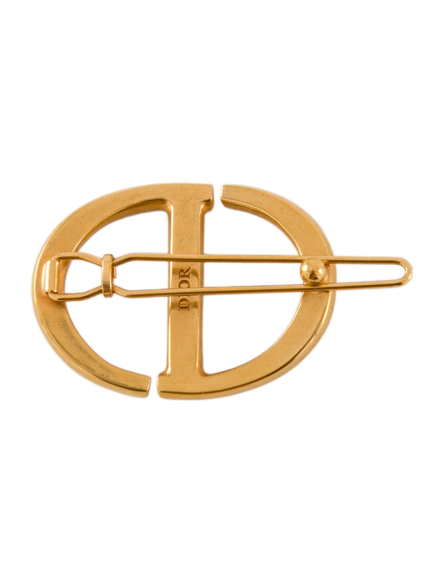 Christian Dior Metal Hair Clip w/Tags