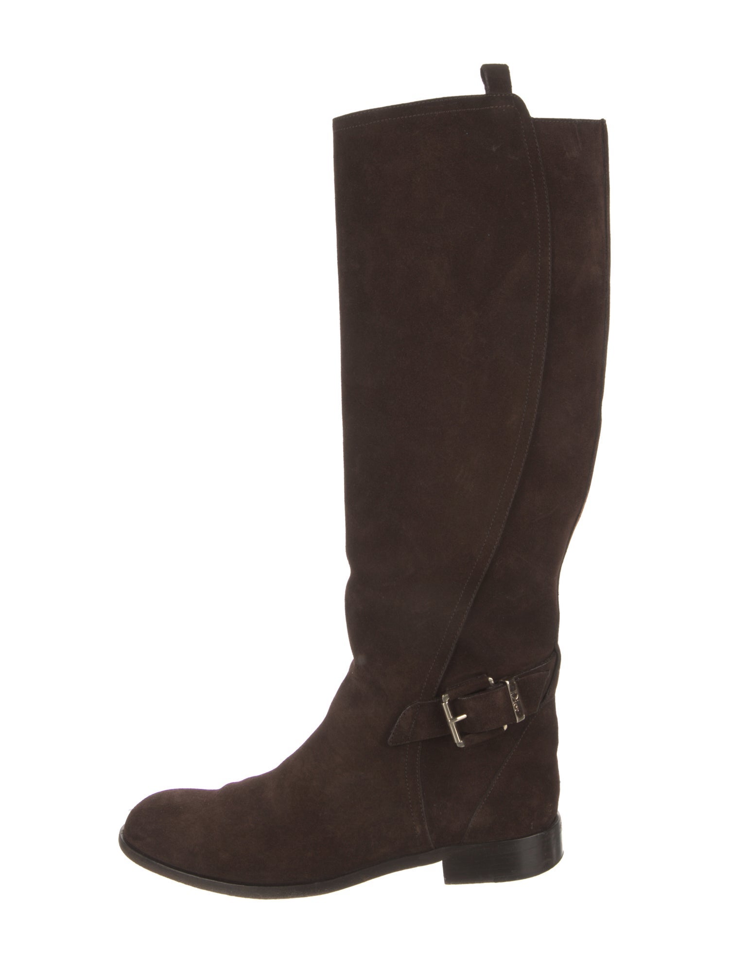 Christian Dior Suede Riding Boots