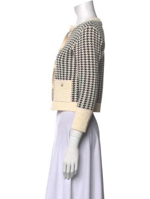 Christian Dior 2023 Houndstooth Print Sweater