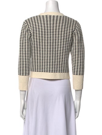 Christian Dior 2023 Houndstooth Print Sweater