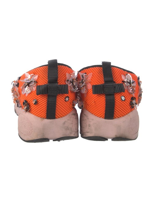 Christian Dior Mesh Sequin Embellishments Sneakers