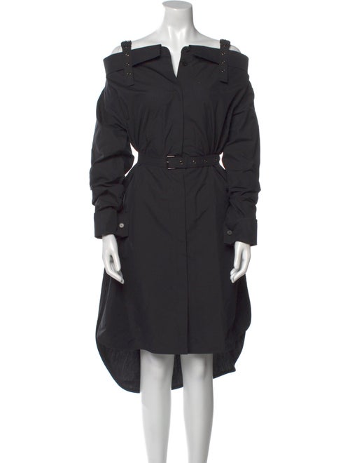 Christian Dior V-Neck Midi Length Dress