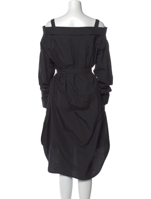 Christian Dior V-Neck Midi Length Dress