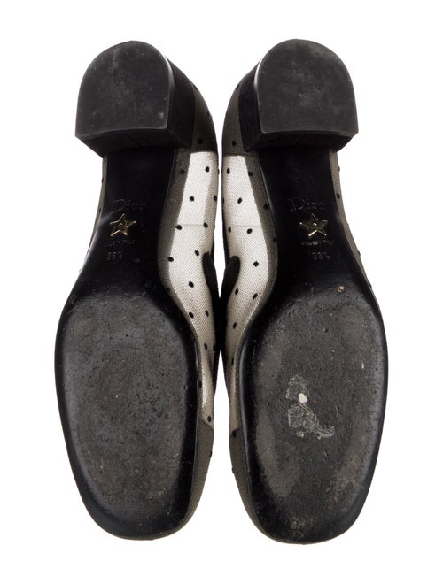 Christian Dior Mesh Graphic Print Pumps