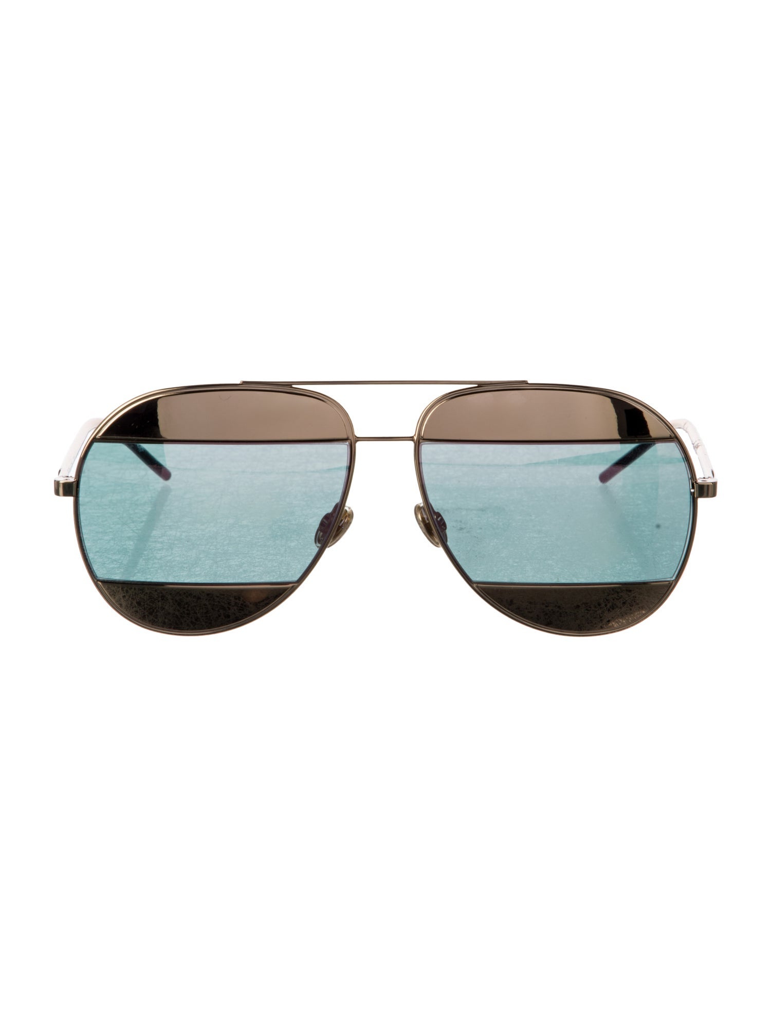 Christian Dior Aviator Mirrored Sunglasses
