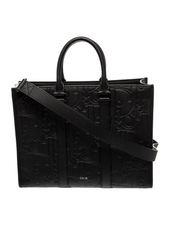 Christian Dior Leather Messenger Bag