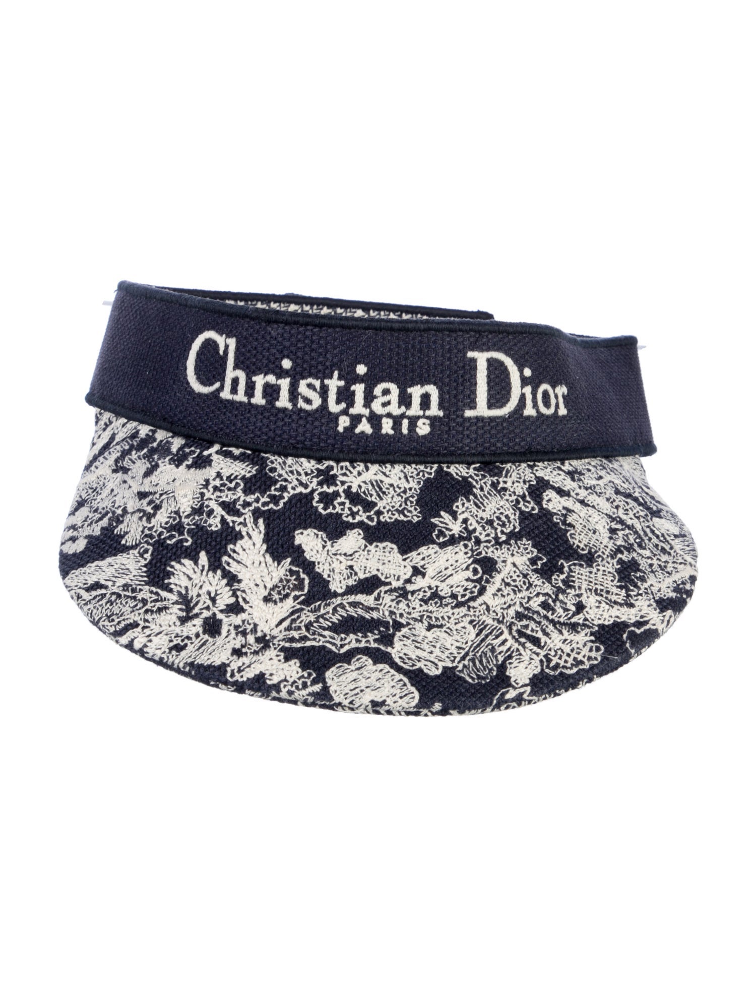 Christian Dior Canvas Visor Hat