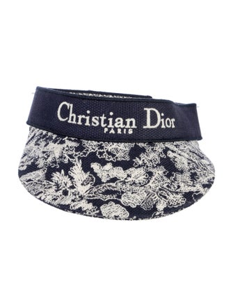 Christian Dior Canvas Visor Hat