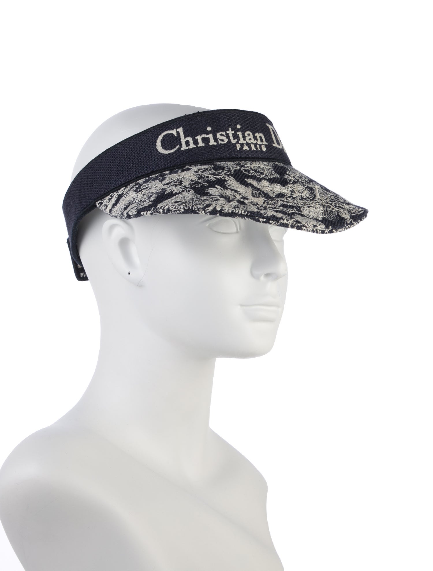 Christian Dior Canvas Visor Hat