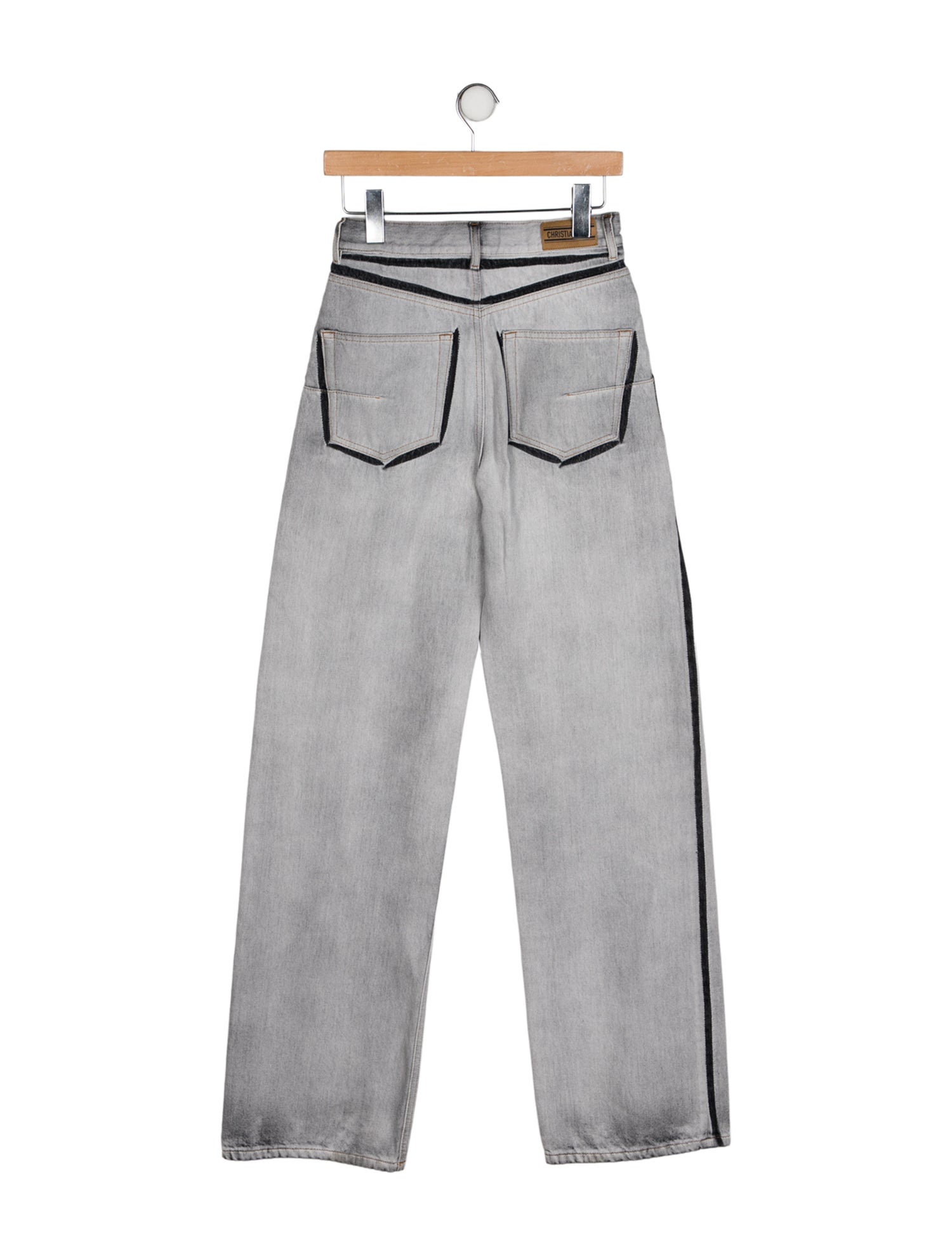 Christian Dior High-Rise Wide Leg Jeans