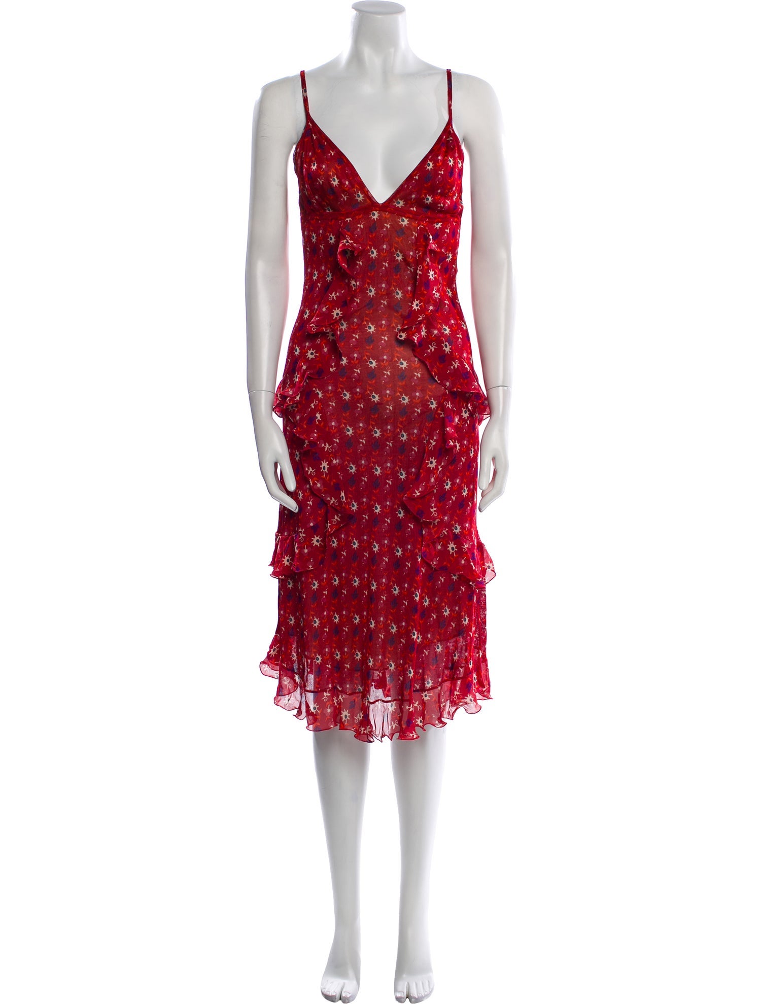 Christian Dior Vintage Knee-Length Dress