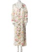 Christian Dior 1980's Printed Robe