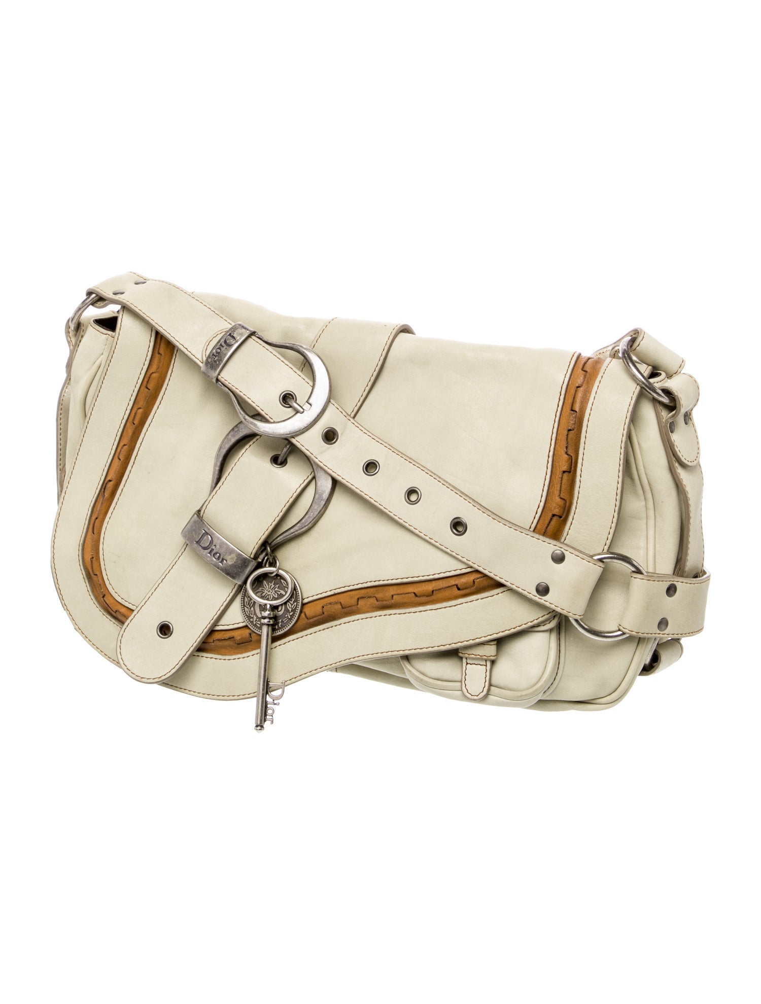 Christian Dior Leather Gaucho Saddle