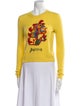 Christian Dior Cashmere Graphic Print Sweater