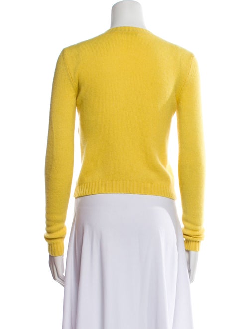 Christian Dior Cashmere Graphic Print Sweater