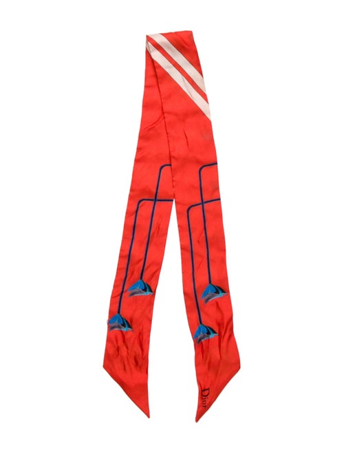 Christian Dior Silk Printed Scarf