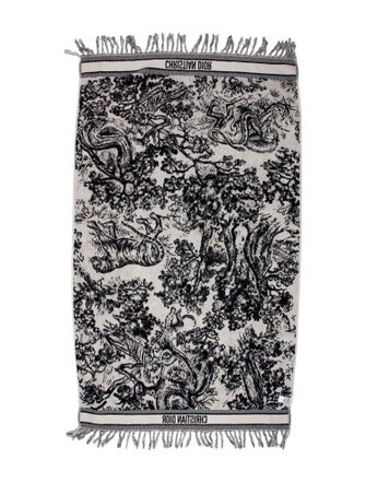 Christian Dior Toile de Jouy Beach Towel