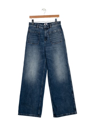 Christian Dior High-Rise Wide Leg Jeans