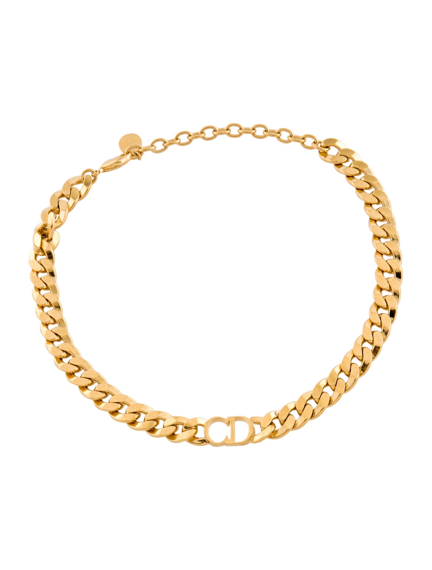 Christian Dior CD Danseuse Etoile Chain Necklace