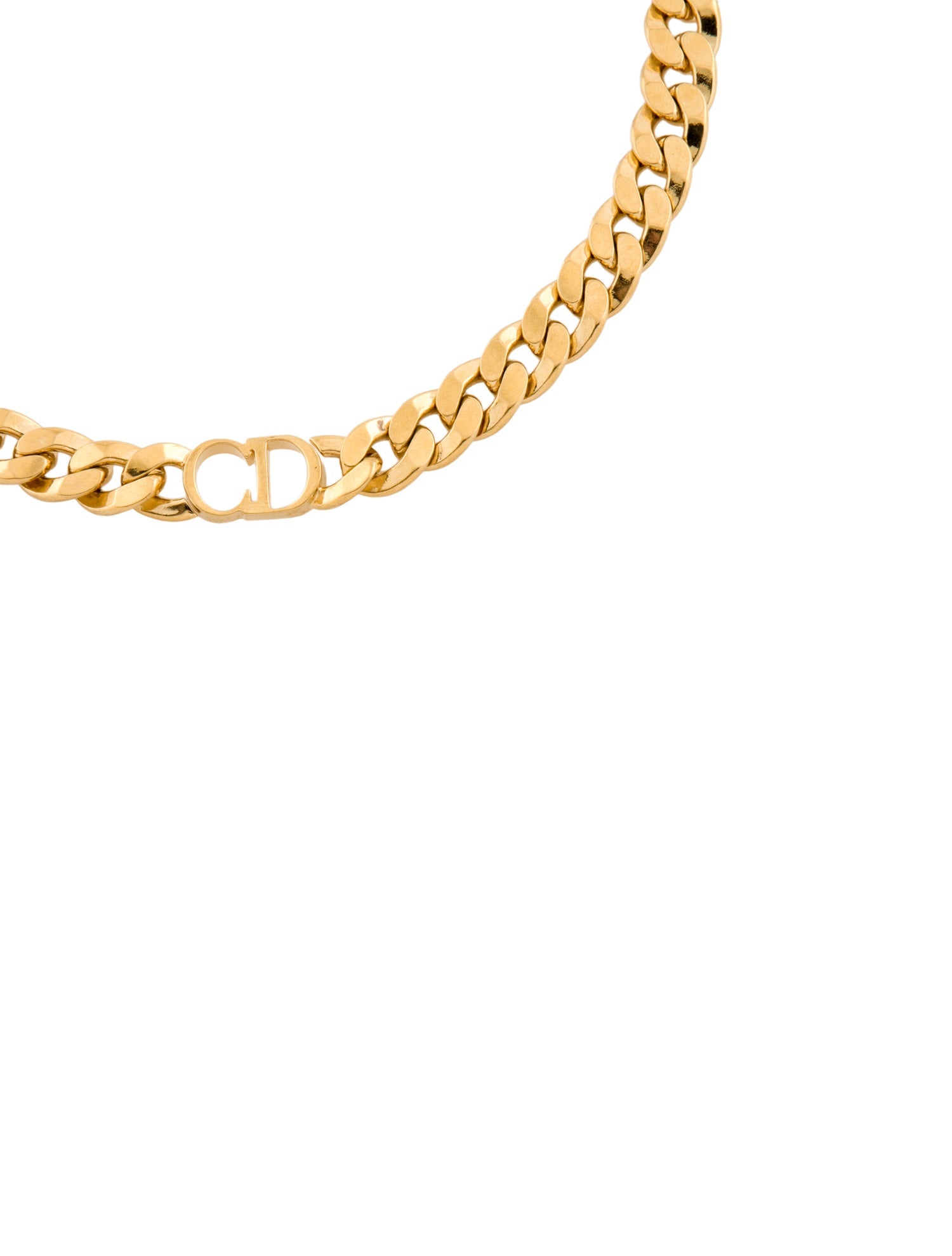 Christian Dior CD Danseuse Etoile Chain Necklace