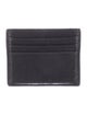 DIOR MEN Oblique Jacquard Leather Card Holder
