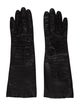 Christian Dior Solid Leather Gloves