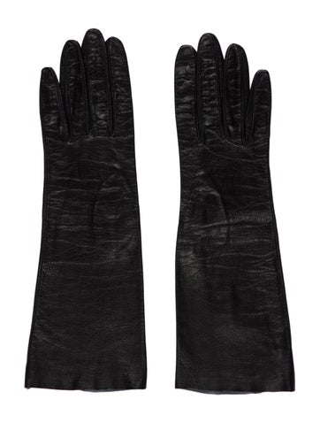 Christian Dior Winter Accessories Solid Leather Gloves