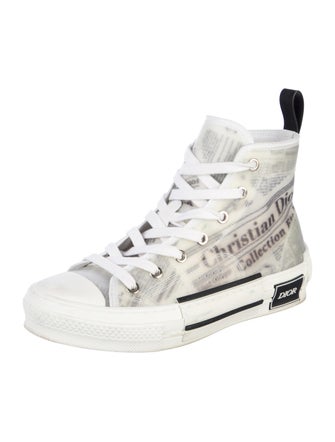 DIOR x Daniel Arsham B23 'Newspaper Print' Sneakers