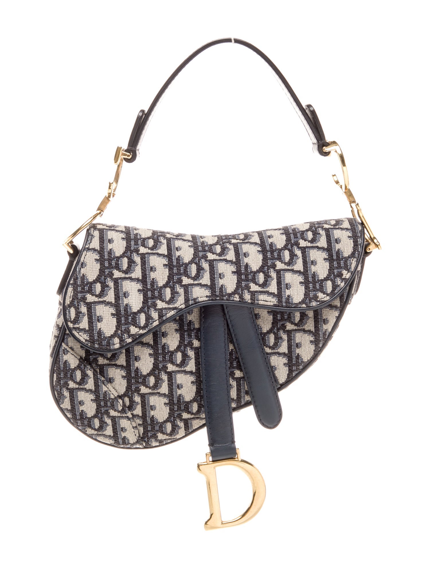 Christian Dior Oblique Jacquard Oblique Saddle Mini