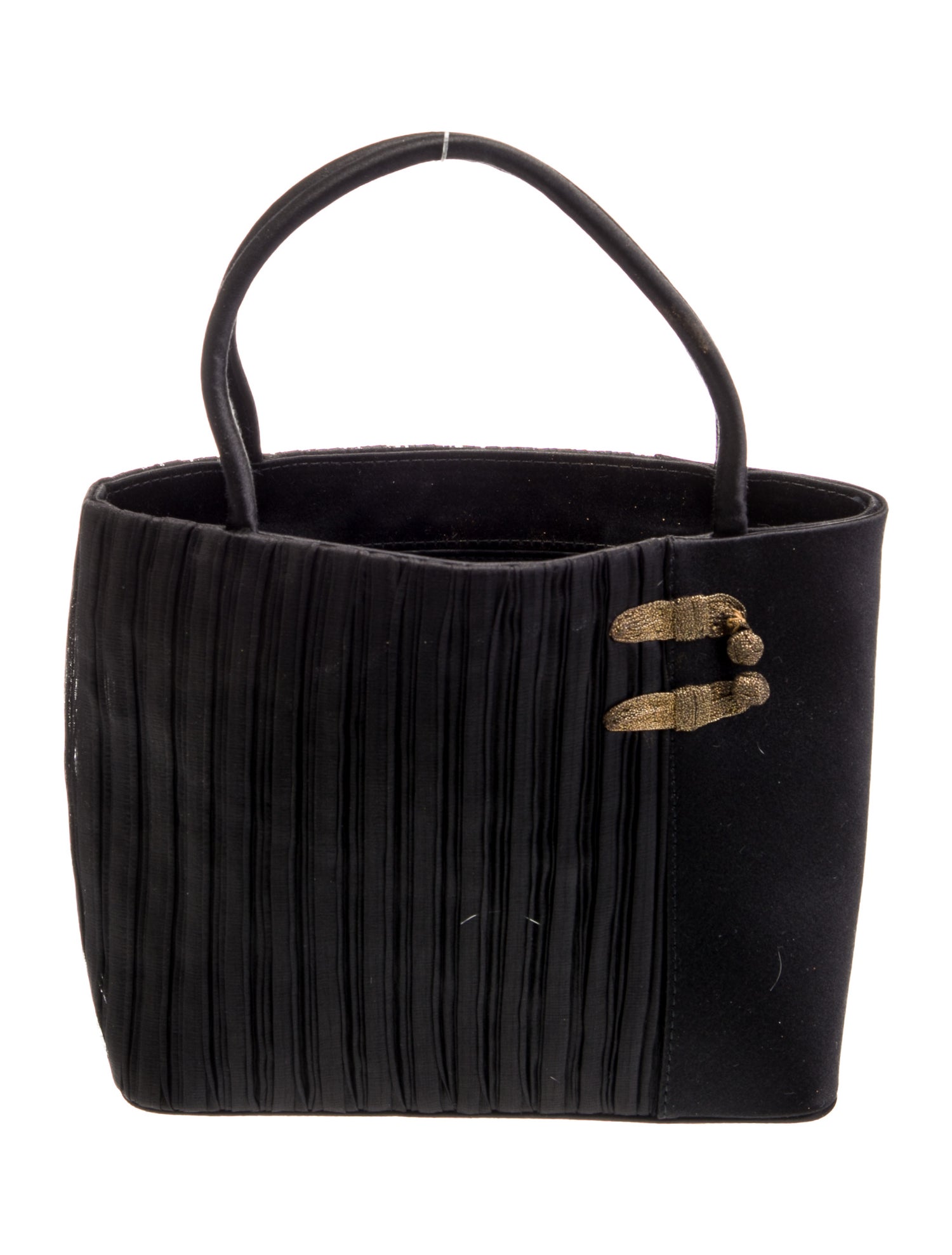 Christian Dior Satin Top Handle Bag